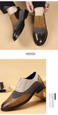 Luxury Men Dress Shoes Retro Brogue Shoes for Men Comfortable Business Casual Footwear High Quality Men Party Wedding Shoes 2025