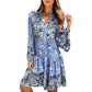 Dresses For Women Summer Casual Plus Size Womens Vintage Ethnic Printed Tassel Tie Neck Loose Fit Bohemian Tunic Woman Clothing
