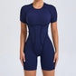 Short Jumpsuit Gym Clothes For Women Sportswear Fitness Overalls Backless Scrunch Booty Yoga Suit Sports Set Outfit ShedPoundsPortal