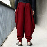 Mens Pants Loose Bloomers Retro Casual Fashion Design Cool Harem Trousers ShedPoundsPortal