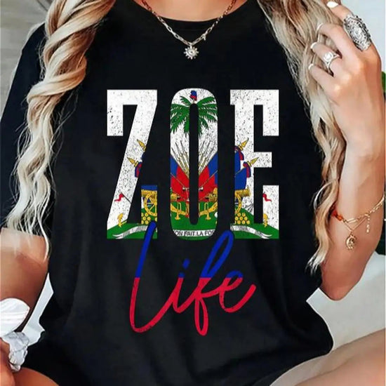 Tropical Island Vibes Tee - Caribbean Palm Tree Sunset Print, 100% Cotton Breathable Shirt for Beach Vacations & Cultural Events ShedPoundsPortal