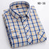 New Cotton Plaid Shirts For Man Long Sleeve Single Pocket Regular Fit Soft Easy Care Classic Dress Casual Shirts Man Clothing ShedPoundsPortal