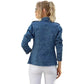 Short Jacket Denim Suit Coat Single-Breasted Stand-up Collar Thin Autumn Jackets Outwear Women Ripped ShedPoundsPortal