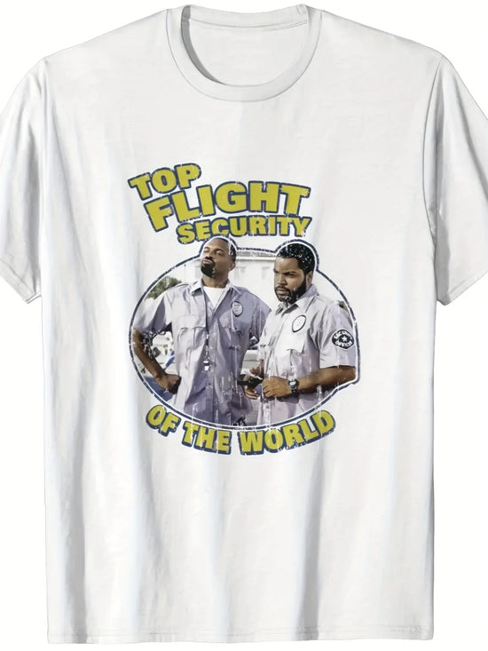 Men s Vintage Friday After Next Meme TShirt 100 Cotton Top Flight Security Graphic Tee Round Neck Short Sleeve Casual Fit ShedPoundsPortal