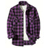 Mens Shirts Single Breaste Classic Plaid Smart Casual Flannel Shirt Long Sleeved Chest Two Pockets Design Spring Autumn Men Tops ShedPoundsPortal