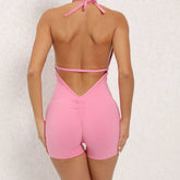 Women Sporty Jumpsuits Fitness Yoga Overalls with Padding Workout Clothes for Women Gym Set Women Bodysuit Sportswear Playsuit ShedPoundsPortal