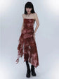 Sexy Dresses for Women 2025 Vestidos De Mujer Tunic Print Sleeveless Backless Robe Femme Fashion Summer Irregular Chiffon Dress ShedPoundsPortal
