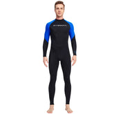 Men Long Sleeve Quick Dry Swimming Suit Adult Nylon Uv Protection Snorkeling Surfing Wetsuit Water Sports One-piece Diving Suit ShedPoundsPortal