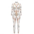 Robot Punk Jumpsuit Catsuit Sexy Female Women Cosplay Costume Skeleton Cyberpunk Steampunk Zentai Suit Halloween Bodysuit ShedPoundsPortal