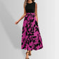 Elegant Long Printed Dress Women&
