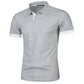 New Mens Short Sleeve Polo Shirt Solid Color Streetwear Lightweight Lapel Tshirts for Men Summer Jogging Sport Tops ShedPoundsPortal