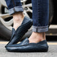 Summer Fashion Men Loafers Italian Casual Luxury Brand Men Shoes Genuine Leather Moccasins Light Breathable Slip on Boat Shoes