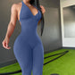 Sporty Jumpsuit Woman Short Lycra Fitness Overalls with Padding Workout Clothes for Women Gym Sets Womens Outfits Sportswear New ShedPoundsPortal