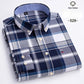 Fashion over size 7XL long-sleeve shirts for men 100%cotton Oxford slim fit plain shirt soft casual elegants designer clothes ShedPoundsPortal