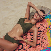 Summer Sexy Swimming Two-Piece Suits for Women High Waist Bikini Set Push Up Bikinis Swimsuits Female Beachwear Bathing Swimwear ShedPoundsPortal