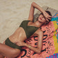Summer Sexy Swimming Two-Piece Suits for Women High Waist Bikini Set Push Up Bikinis Swimsuits Female Beachwear Bathing Swimwear ShedPoundsPortal