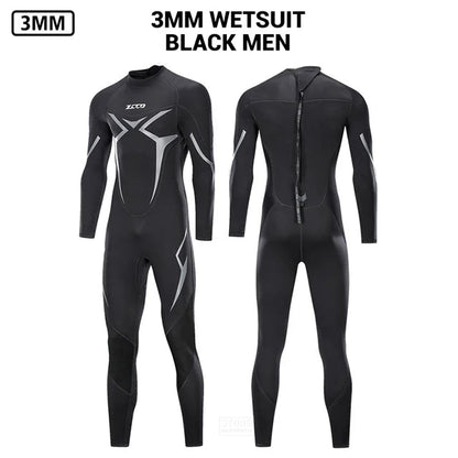 Men Wetsuit 3mm Neoprene Surfing Scuba Diving Snorkeling Swimming Body Suit Wet Suit Surf Kitesurf  Clothes Equipment ShedPoundsPortal