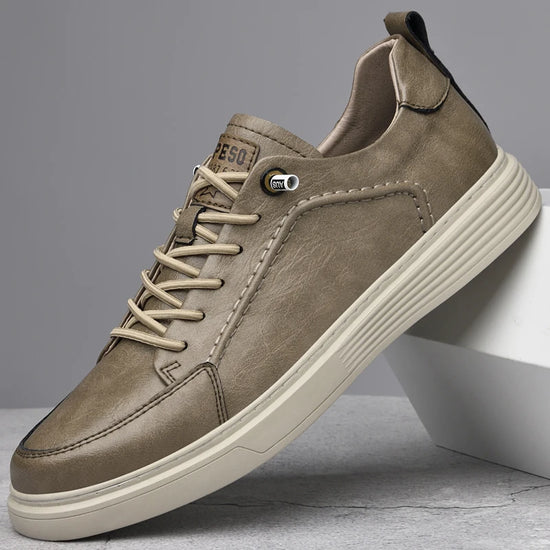 Brand High Quality Genuine Leather Casual Shoes Men&