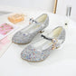 Girls Purple High Heels For Kids Princess RED Leather Shoe Footwear Ch