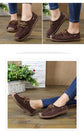 New Arrival Women Casual Shoes 2025 Suede Leather Flats Sneakers Lace Up Moccasins Ladies Shoes Fashion Loafers Plus Size 35-42