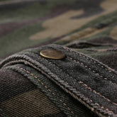 Men Shirts Coats Tops Camouflage Shirt Turn Down Collar Full Sleeve Single Breasted Casual Splice Regular Button Autumn ShedPoundsPortal