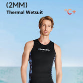 Men Wetsuit Vest Surfing  Water Sports Swimsui Vest Diving Sleeveless Vest for Canoeing Swimming Men Swimsui Vest ShedPoundsPortal