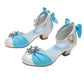 Toddler Slippers Size 3 Trendy Elegant Bowknot High Heel Shoes For Gir