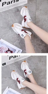 Women Sneakers 2025 New Spring Autumn Brand Luxury Vulcanize Shoes Casual Footwear Zapatillas Mujer Light Flat Breathable Shoes ShedPoundsPortal