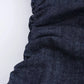 2025 traf Spring New 1975 series denim MIDI dress with lapel side zipper fashion wrinkle waist slim elegant dress