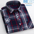 2025 Summer Cotton Plaid Short Sleeve Shirts For Men Plus Size Regular Fit Classic Young  England  Style Shirts Man&