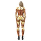 Popular Halloween Jumpsuit Sexy Print Cos Futuristic Clothing Tight Jumpsuit Wholesale Women Clothes Rompers Womens Combinaison ShedPoundsPortal