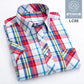 2025 Summer Cotton Plaid Short Sleeve Shirts For Men Plus Size Regular Fit Classic Young  England  Style Shirts Man&