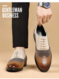 Luxury Men Dress Shoes Retro Brogue Shoes for Men Comfortable Business Casual Footwear High Quality Men Party Wedding Shoes 2025