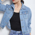 Jeans Jacket and Coats for Women 2025 Autumn Candy Color Casual Short Denim Jacket Korean Coats Women  Jeans Jacket  Clothes ShedPoundsPortal