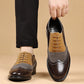 Luxury Men Dress Shoes Retro Brogue Shoes for Men Comfortable Business Casual Footwear High Quality Men Party Wedding Shoes 2025