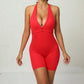 Sporty Jumpsuit Woman Short Lycra Fitness Overalls with Padding Workout Clothes for Women Gym Sets Womens Outfits Sportswear New ShedPoundsPortal