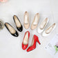 High Heels Shoes Women White Wedding Shoes Thick High Heels Fashion Party Pumps Footwear Black Red Big Size 34-42