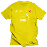 Mens Clothing  King Crimson Men Red Speedometer T Shirt Black ShedPoundsPortal